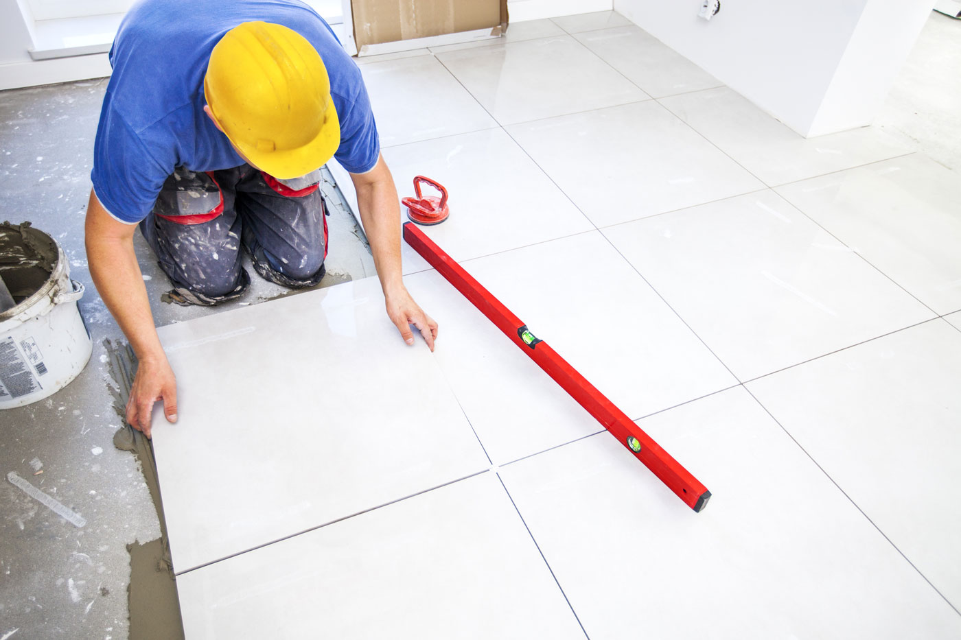 Installing Tile Bathroom by Statewide