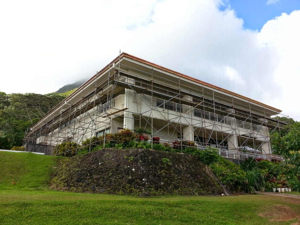 Pali Golf Course Club House Exterior Finish by Statewide General Contracting