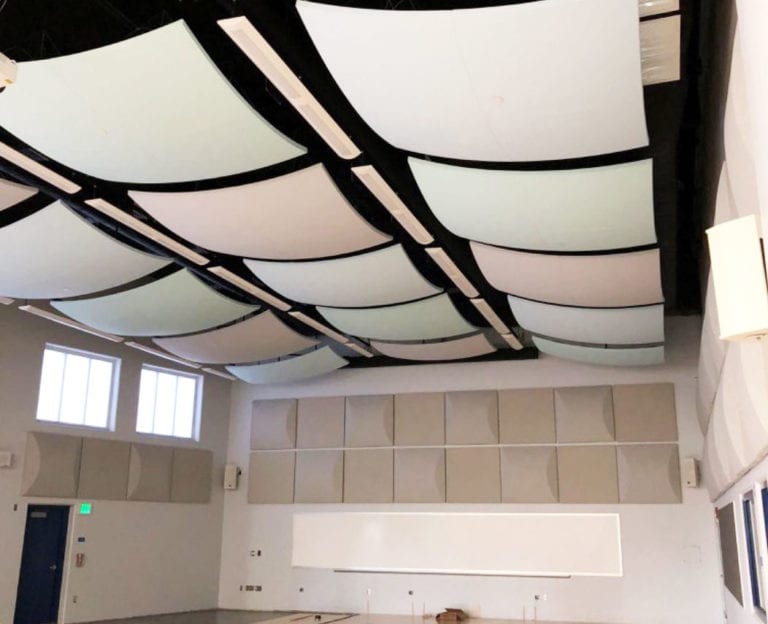 Interior Stretch Fabric on ceiling by Statewide