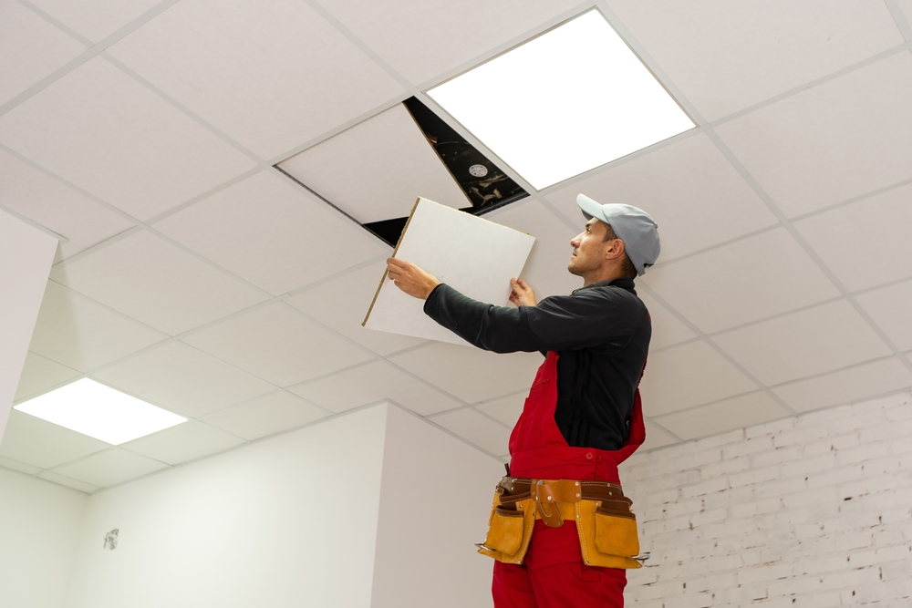 Acoustical Ceiling Installation